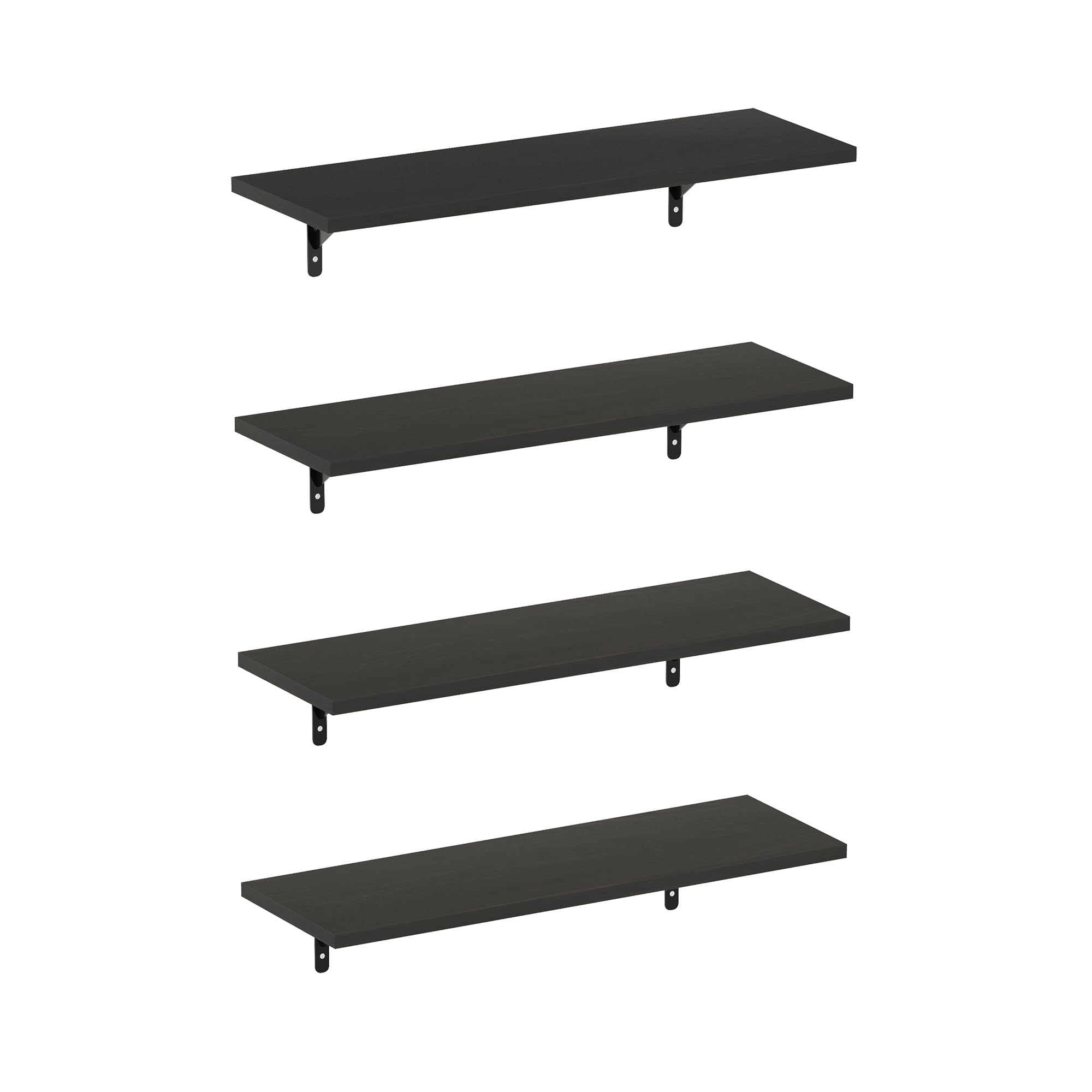 Furinno Rossi 5-Tier Floating Corner Shelf for Wall, Corner Zigzag Shelf Wall Mounted, Radial Wall Mount Shelves, for Home Office, Living Room, Bedroom, Bathroom, White