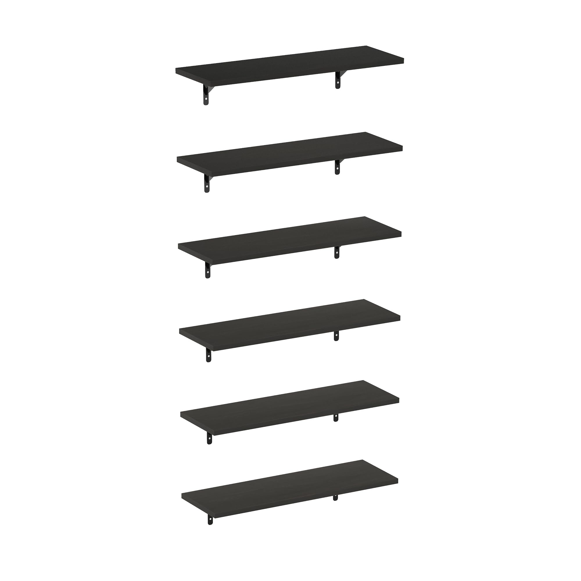 Furinno Rossi 5-Tier Floating Corner Shelf for Wall, Corner Zigzag Shelf Wall Mounted, Radial Wall Mount Shelves, for Home Office, Living Room, Bedroom, Bathroom, White