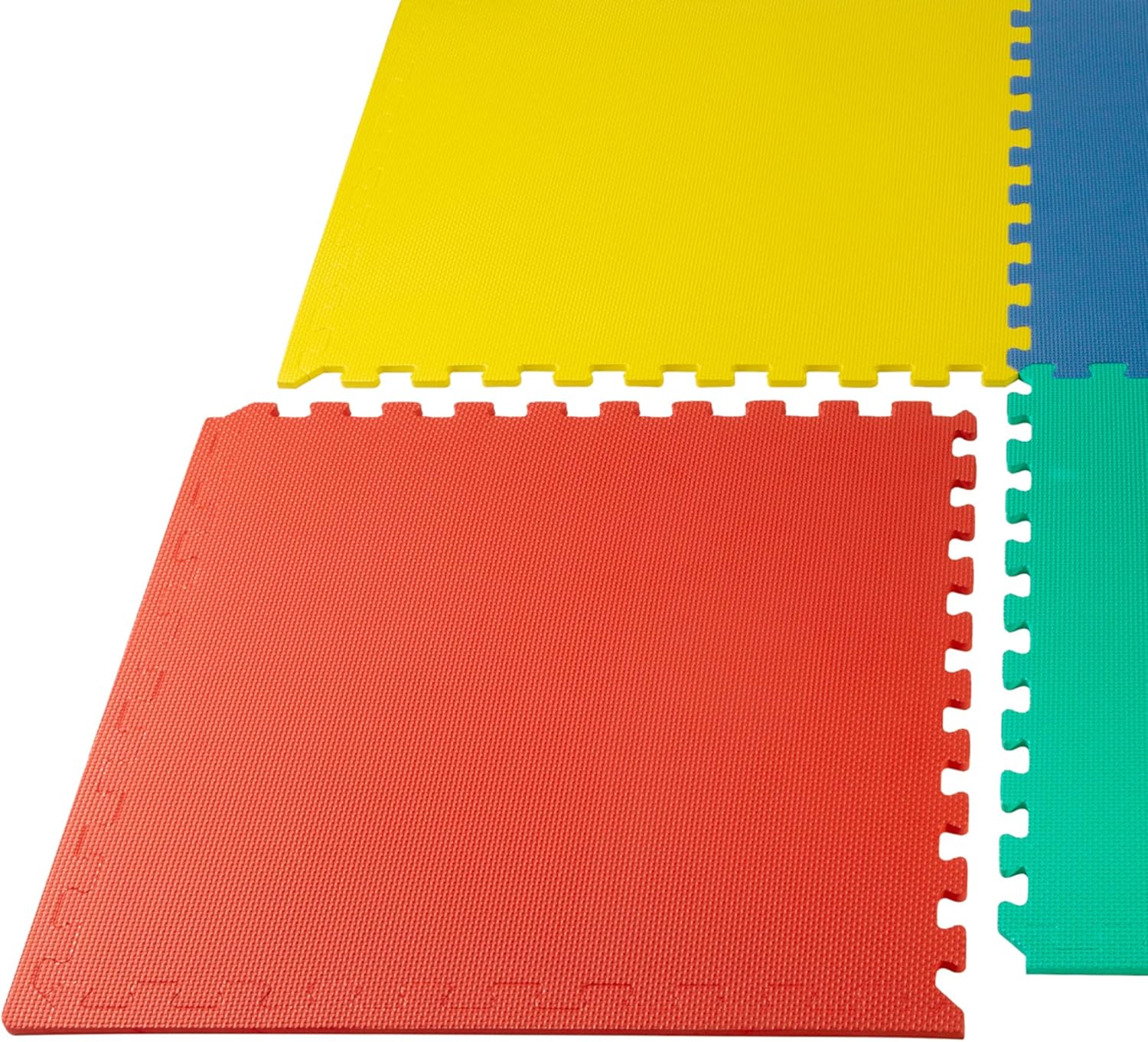 We Sell Mats 3/8" Thick Multipurpose EVA Foam Exercise Floor Mat, Interlocking Tiles, Anti-Fatigue for Home or Gym