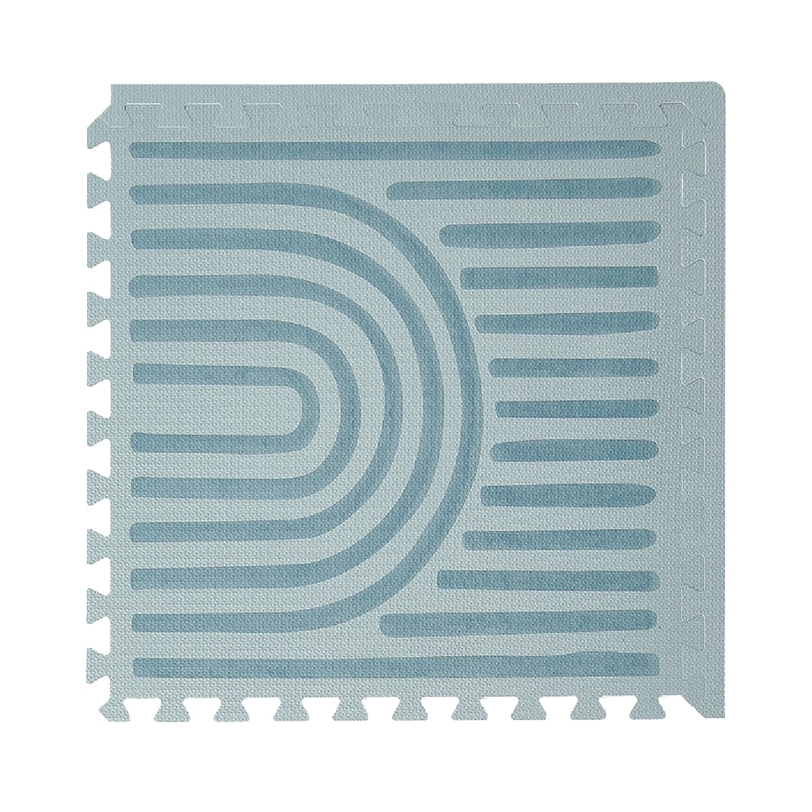 Toddlekind Playmat - Premium Foam Playmat, 4 x 6 feet, 6 Tile Extra Thick Foam Floor Puzzle Mat for Babies/Toddlers Stylish, Non-Toxic, Odorless. Perfect for Tummy Time, Crawling, & Play. 0m+ (Cream)