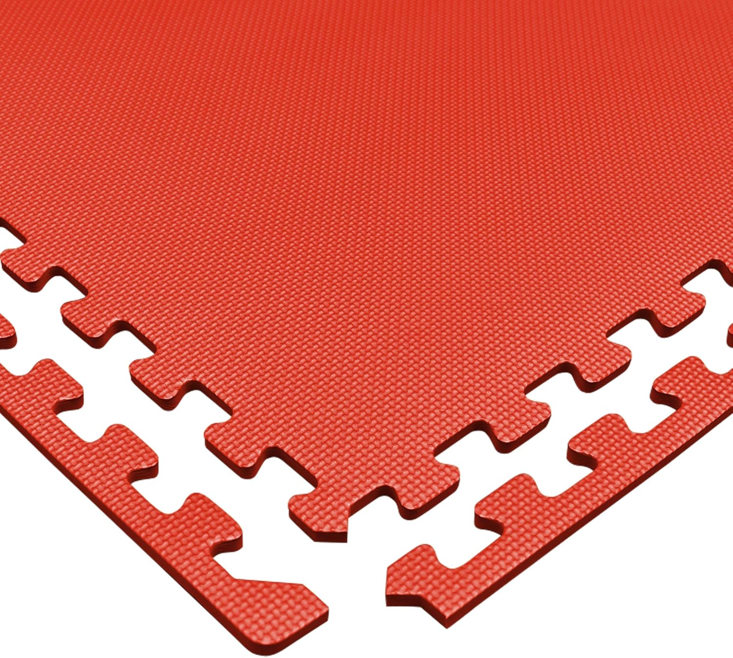 We Sell Mats 3/8" Thick Multipurpose EVA Foam Exercise Floor Mat, Interlocking Tiles, Anti-Fatigue for Home or Gym